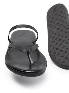 Ancient Greek Sandals Leren sandalen - Zwart