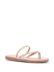 Ancient Greek Sandals Teenslippers met logo - Beige
