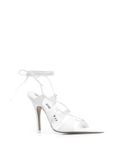 The Attico Renee sandalen met veters - Wit