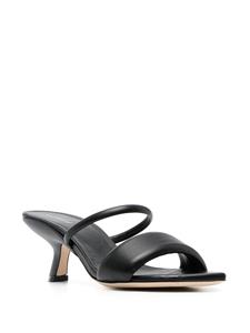 Vic Matié Leren sandalen - Zwart