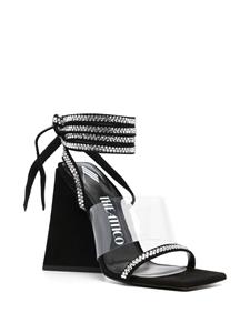 The Attico Leren sandalen - Zwart