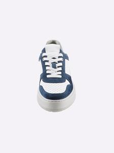 Sneaker in blauw/wit van heine