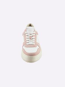 Sneaker in roze/wit van heine