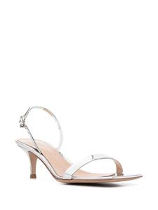 Gianvito Rossi Sandalen met vierkante neus - Zilver