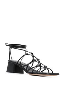 Gianvito Rossi Sandalen met hak - Zwart