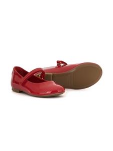 Dolce & Gabbana Kids Ballerina's met klittenband - Rood