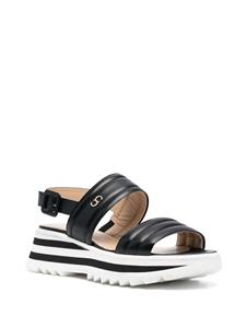 Casadei Sandalen met sleehak - Zwart