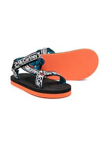 Stella McCartney Kids Sandalen met klittenband - Zwart