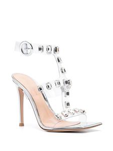 Gianvito Rossi Sandalen verfraaid met kristallen - Wit