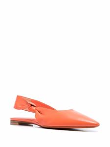 Santoni Geknoopte slingback sandalen - Oranje