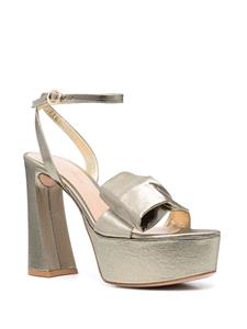 Gianvito Rossi Sandalen met strikdetail - Goud