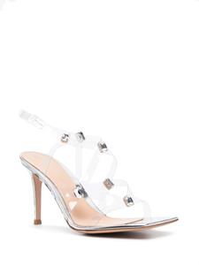 Gianvito Rossi Crystal Fever sandalen - Zilver