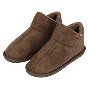 Apollo Pantoffels Dames Boots Suede Taupe