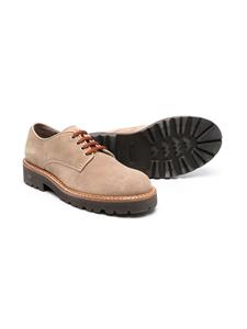 Brunello Cucinelli Kids Suède loafers - Bruin