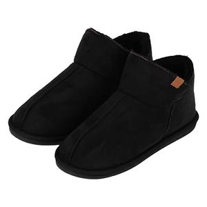 Apollo Pantoffels Heren Boots Suede Zwart