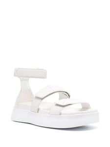 Santoni Sandalen met klittenband - Wit