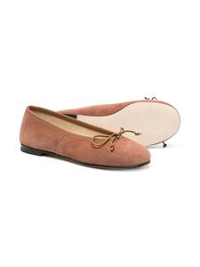 Prosperine Kids Ballerina's met strikdetail - Bruin