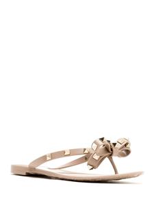 Valentino Rockstud sandalen - Beige