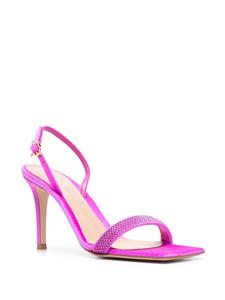 Gianvito Rossi Britney sandalen verfraaid met stras - Roze