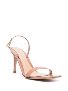 Gianvito Rossi Ribbon leren sandalen - Bruin