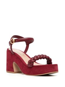 Gianvito Rossi Sandalen met plateauzool - Rood
