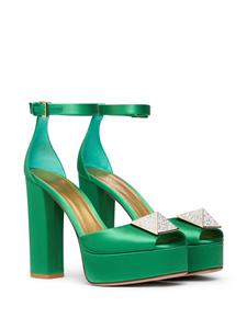 Valentino Pumps met plateauzool - Groen