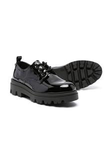 TWINSET Kids Leren loafers - Zwart