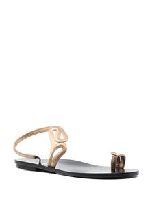 Giorgio Armani Gewikkelde sandalen - Goud