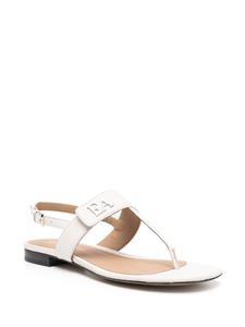 Emporio Armani Sandalen met logoplakkaat - Beige