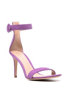 Gianvito Rossi Portofino suède sandalen - Paars