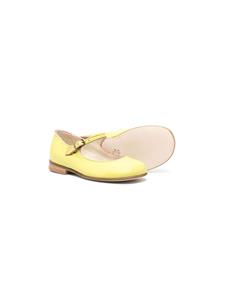 Leren ballerina's - Geel
