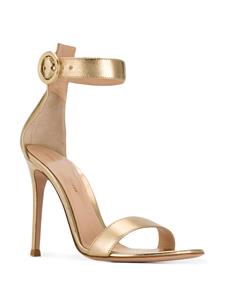 Gianvito Rossi Sandalen met open neus - Goud