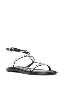 Michael Kors Sandalen verfraaid met kristallen - Zwart