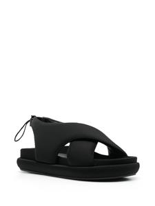GIABORGHINI Gewatteerde sandalen - Zwart