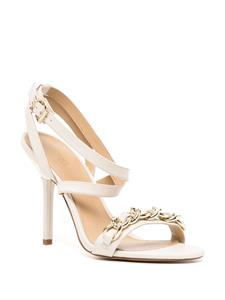 Michael Kors Asha sandalen met schakelketting - Beige