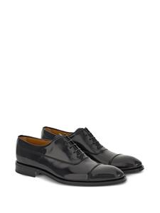 Ferragamo Leren Oxford veterschoenen - Zwart