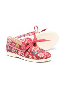 Loafers met bloemenprint - Rood