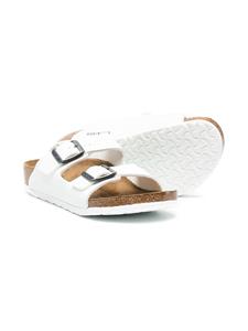 Birkenstock Kids Arizona leren sandalen - Wit