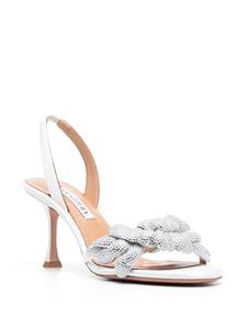 Aquazzura Galactic Flower sandalen - Wit