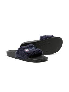Stella McCartney Kids x Disney slippers met logopatch - Blauw
