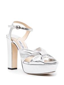 Jimmy Choo Sandalen met geknoopt detail - Zilver