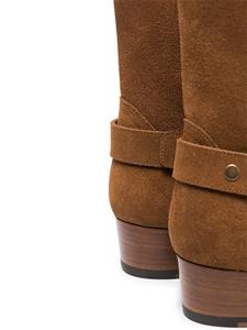Saint Laurent Wyatt suède laarzen - Bruin