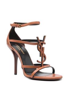 Saint Laurent Cassandra sandalen - Bruin