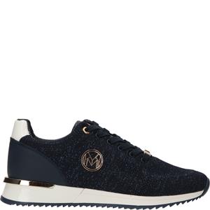 Mexx Gitte Glitter Sneaker Dames Blauw