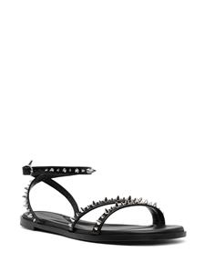 Alexander McQueen Sandalen met spikes - Zwart