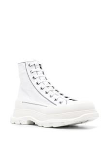 Alexander McQueen Laarzen met ronde neus - Wit