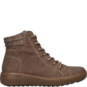 Rieker Veterboot Dames Taupe