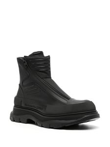 Alexander McQueen Tread Slick leren laarzen - Zwart