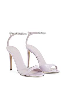 Giuseppe Zanotti Sandalen verfraaid met kristallen - Paars