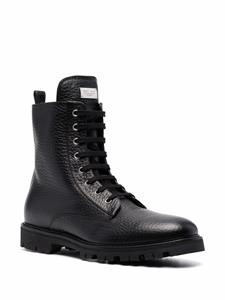 Philipp Plein Leren laarzen - Zwart